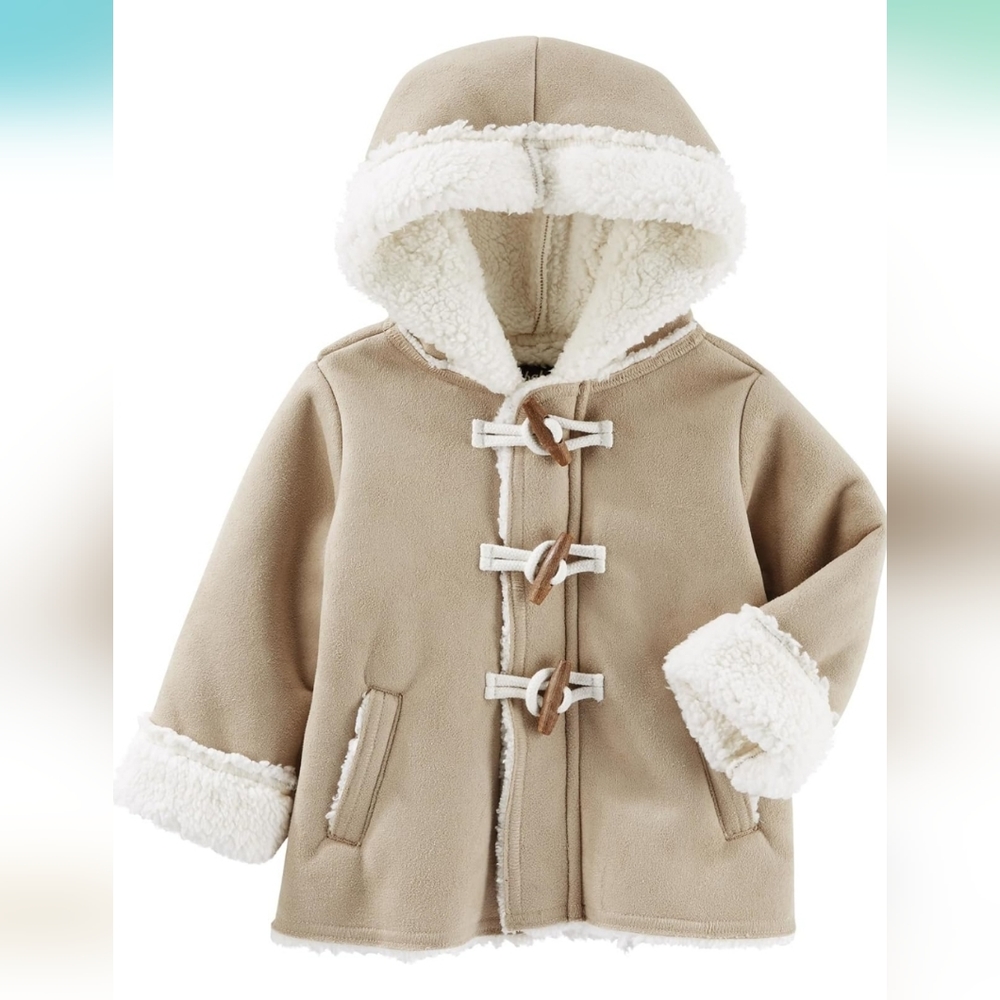 OshKosh B'Gosh Boys' Faux Suede Jacket, Brown 9M